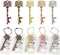 100 PCS Wedding Favors Key Bottle Openers,Bridal Shower Party Favors,Vintage Skeleton Key, Rustic Wedding Favors Decoration (5 colors mix and match)